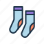 sock, socks, pair, clothes 