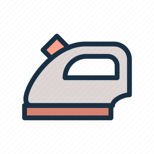Steam, iron, ironing, laundry, hot icon - Download on Iconfinder