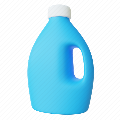 Detergent, bleach, laundry, bottle, cleanser, softener, washing 3D illustration - Download on Iconfinder