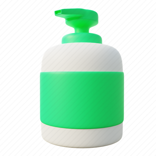 Soap, bottle, container, shampoo, moisturizer, lotion, dispenser 3D illustration - Download on Iconfinder