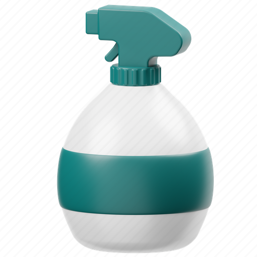 Spray, bottle, spray bottle, cleaning, sprayer, water-spray, clean 3D illustration - Download on Iconfinder