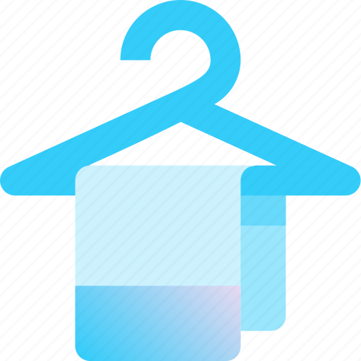 Clean, cloth, hanger, laundry, towel icon - Download on Iconfinder