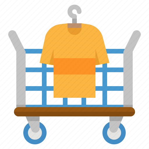 Cart, clean, cloth, hotel, laundry icon - Download on Iconfinder