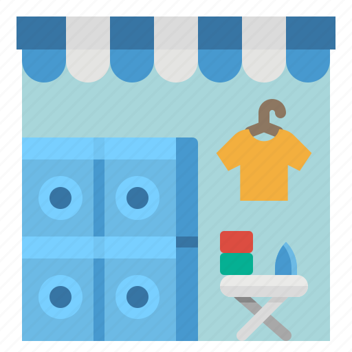 Clean, laundry, service, shop, wash icon - Download on Iconfinder