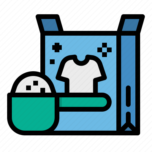 Detergent, laundry, powder, scoop, washing icon - Download on Iconfinder
