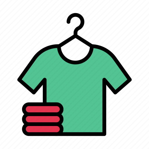 Washing, hanger, laundry, shirt, clothes icon - Download on Iconfinder