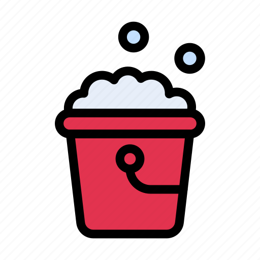 Cleaning, laundry, bucket, washing, soap icon - Download on Iconfinder