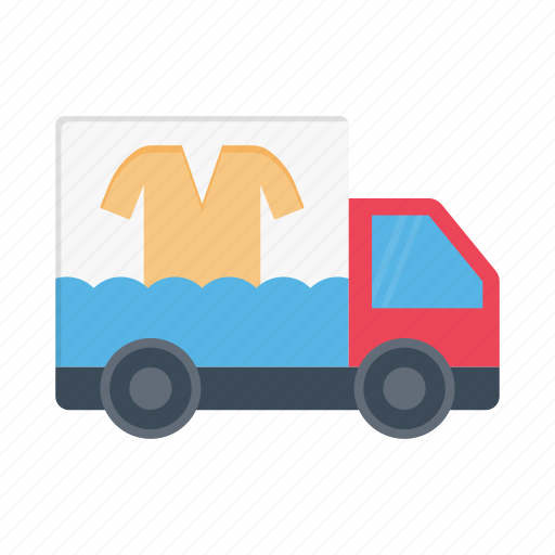 Delivery, clothes, laundry, truck, washing icon - Download on Iconfinder