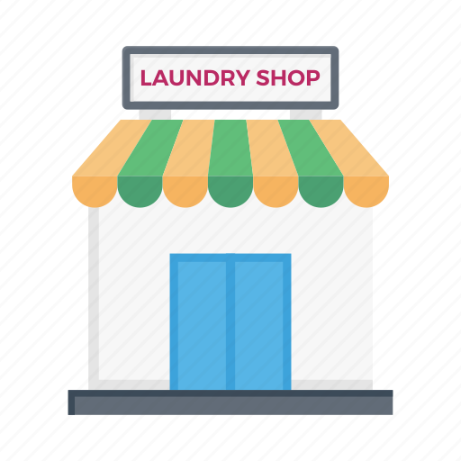 Laundry, shop, store, building, clean icon - Download on Iconfinder