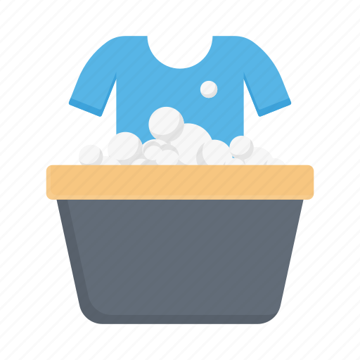 Shirt, cloth, washing, tub, laundry icon - Download on Iconfinder