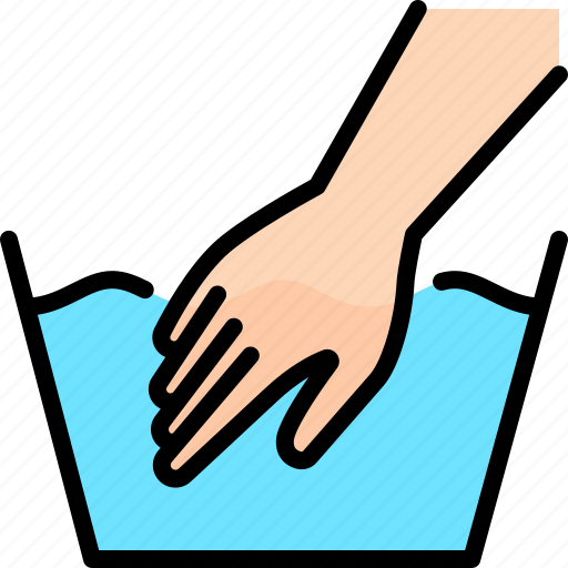 Laundry, hand, clothes, clean, water, wash, clothing icon - Download on Iconfinder