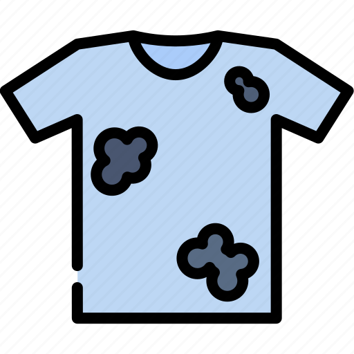 Dirty, grunge, clothes, textile, casual, clothing, t shirt icon - Download on Iconfinder