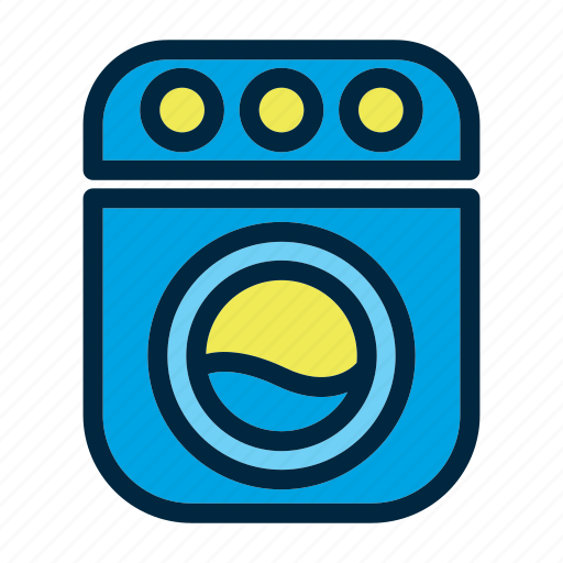 Clothing, dress, laundry, machine, wash, washing icon - Download on Iconfinder