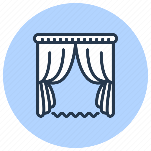 C, curtains, decor, drycleaning, interior icon - Download on Iconfinder
