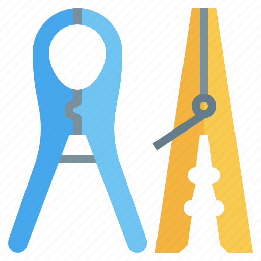 Clothespin, clothes, peg, construction, tools, utensils, hanging icon - Download on Iconfinder