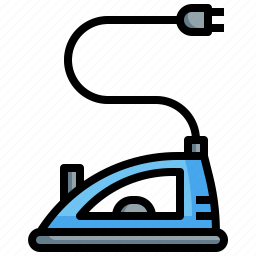 Iron, clothing, laundry, service, electric, ironing icon - Download on Iconfinder