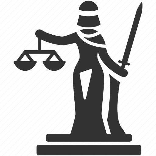 Court, goddess, judge, judiciary, justice, lady justice, tribunal icon - Download on Iconfinder