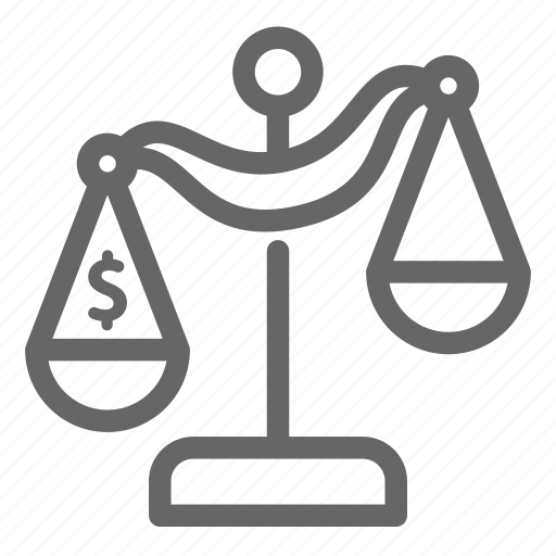 Balance, biased, judge, justice, law, money icon - Download on Iconfinder