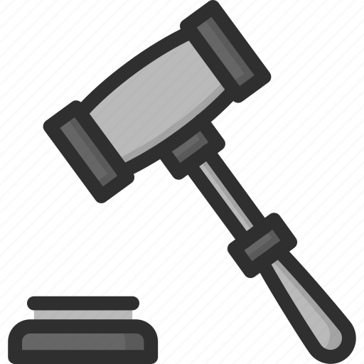 Hammer, judge, judicial, justice, law icon - Download on Iconfinder