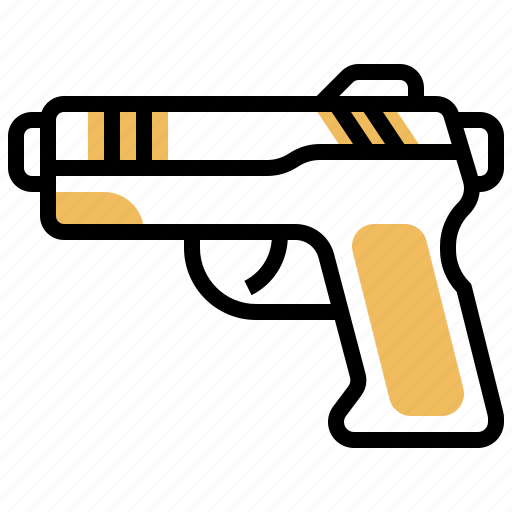 Gun, handgun, military, pistol, weapon icon - Download on Iconfinder
