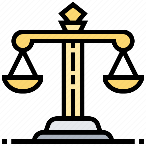 Balance, impartiality, justice, law, scale icon - Download on Iconfinder