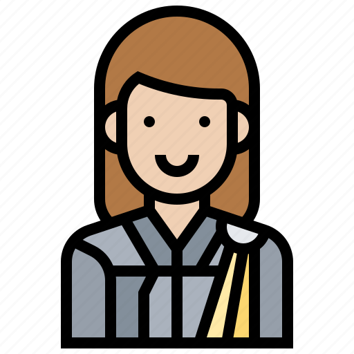 Judge, judgement, lawyer, legal, woman icon - Download on Iconfinder