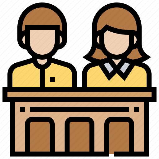 Crime, judge, law, legal, witness icon - Download on Iconfinder