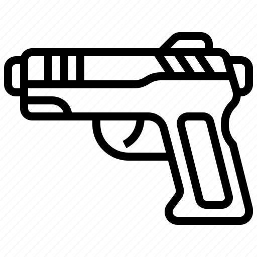 Gun, handgun, military, pistol, weapon icon - Download on Iconfinder