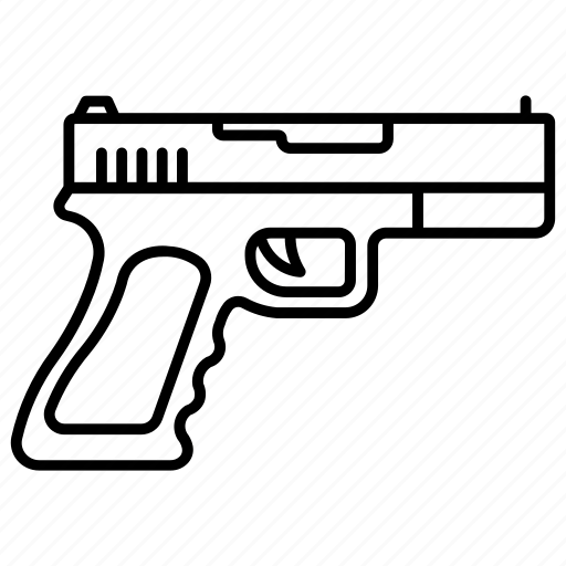 Gun, handgun, military, pistol, war icon - Download on Iconfinder