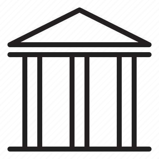 Building, justice, law, security icon - Download on Iconfinder