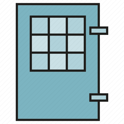 Door, gaol, jail, lockup, prison icon - Download on Iconfinder