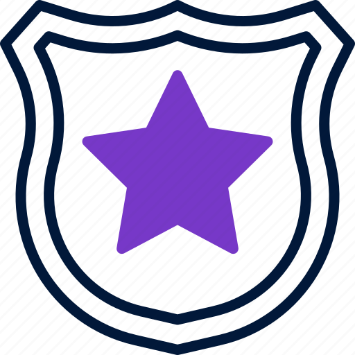 Badge, police, star, law, justice icon - Download on Iconfinder