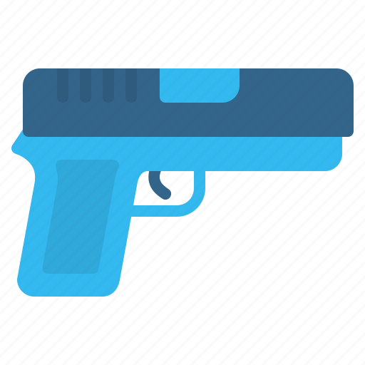 Crime, gun, handgun, pistol, police, shooting, weapon icon - Download on Iconfinder