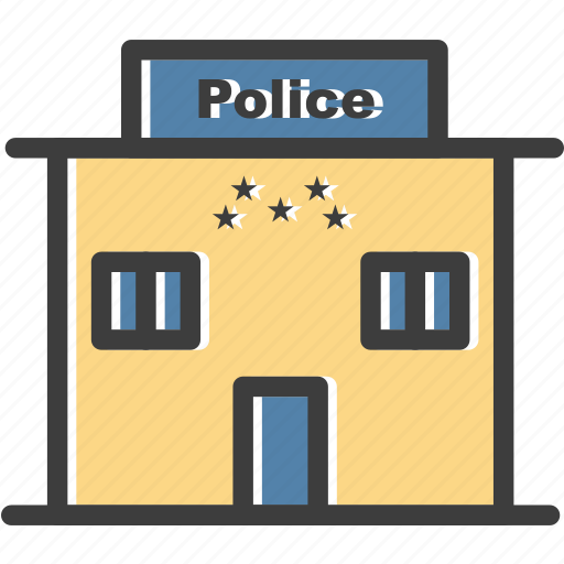 Crime, justice, law, police, station icon - Download on Iconfinder