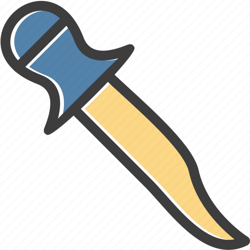 Curved, dagger, long, weapon icon - Download on Iconfinder
