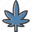 flower, leaf, marijuana, plant 