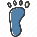 foot, footprint, human, kids