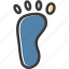foot, footprint, human, kids 