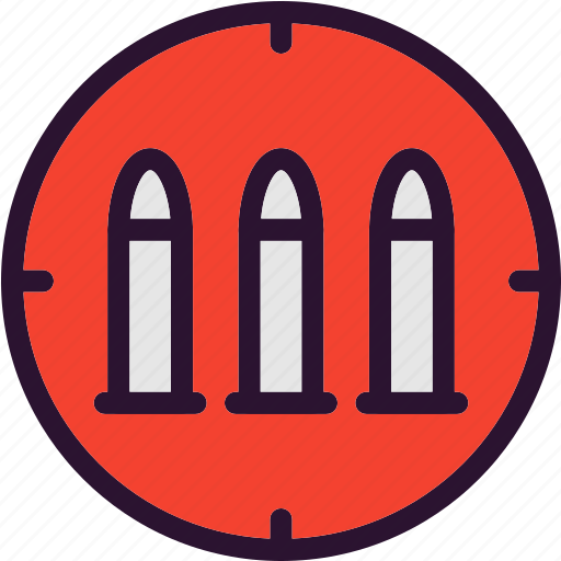 Ammunition, bullets, gun, target icon - Download on Iconfinder
