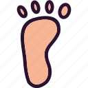foot, footprint, human, kids 
