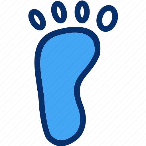 Foot, footprint, human, kids icon - Download on Iconfinder