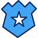 badge, law, nforcement, star 