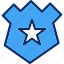 badge, law, nforcement, star 