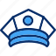 cap, hat, police 