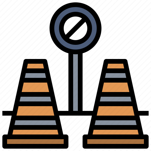 Cone, post, signaling, urban icon - Download on Iconfinder