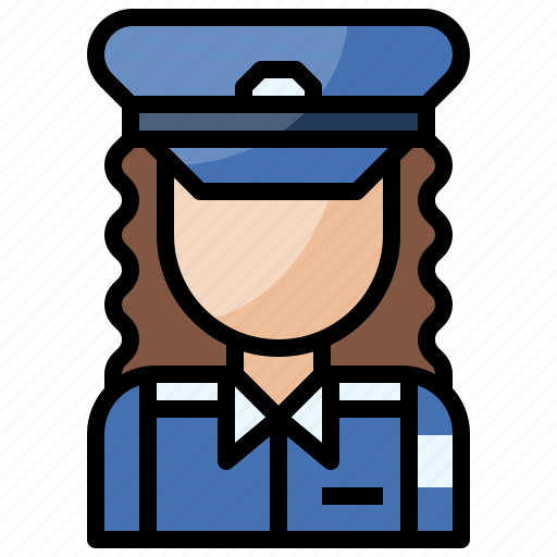 Avatar, costume, girl, people, police, woman icon - Download on Iconfinder