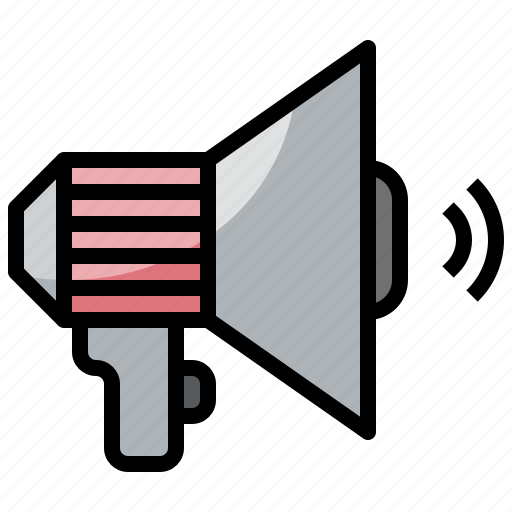 Communications, loud, megaphone, police, speaker, technology icon - Download on Iconfinder
