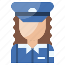 avatar, costume, girl, people, police, woman