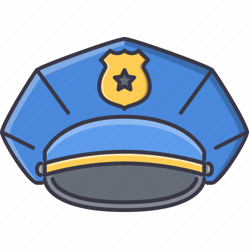 Cap, court, jurisprudence, law, police, policeman icon - Download on Iconfinder