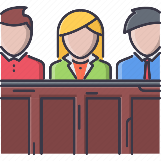 Court, jurisprudence, jury, law, police icon - Download on Iconfinder
